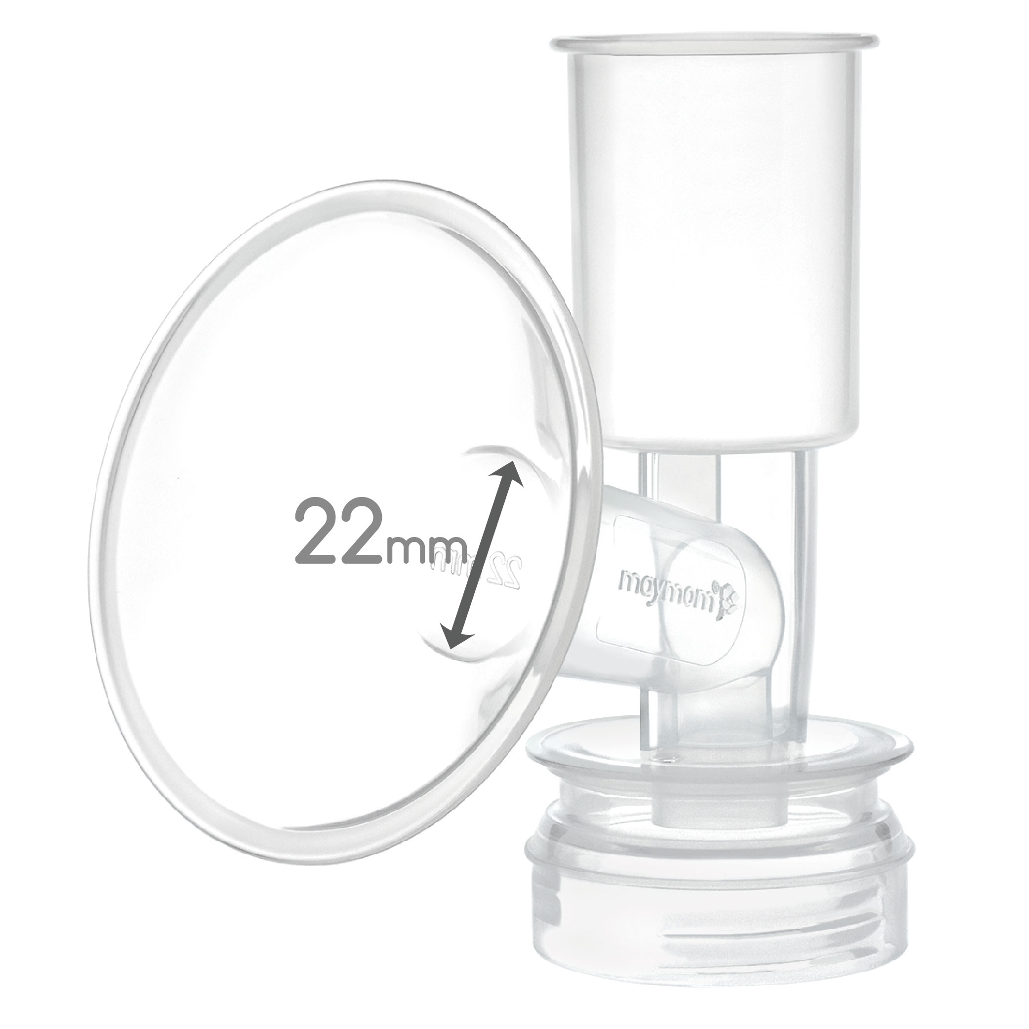 Maymom Breast Shield Flange Compatible with Ameda Breast Pumps (22 mm, 1-Piece)