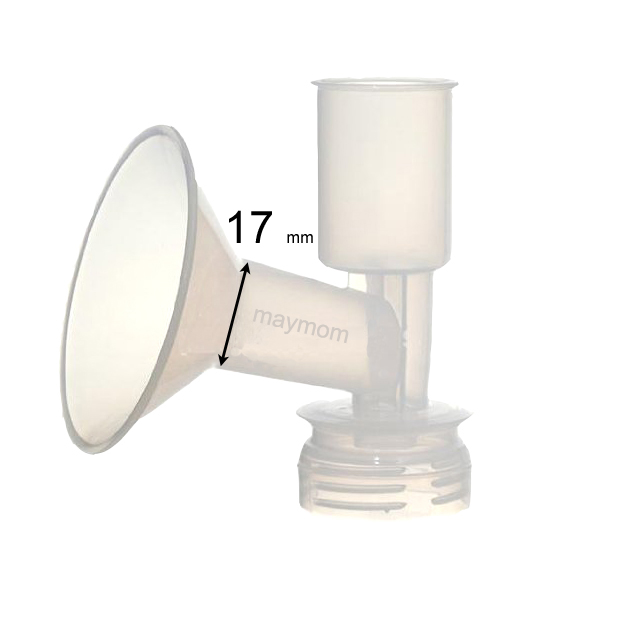 One-piece Flange for Ameda breastpumps, 17 mm One-piece Flange for Ameda breastpumps, 17 mm