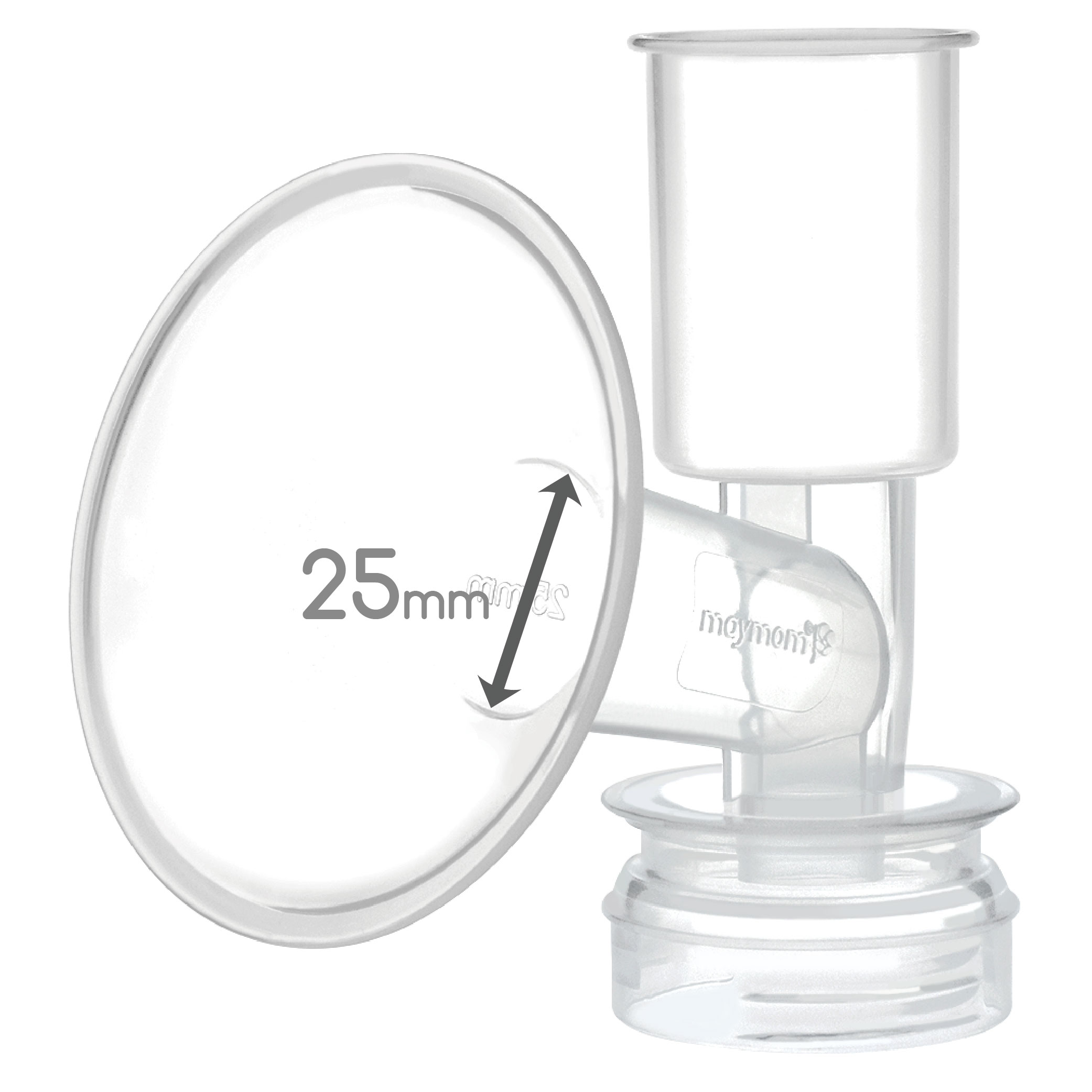 (image for) Maymom Breast Shield Flange Compatible with Ameda Breast Pumps (25 mm, 1-Piece)