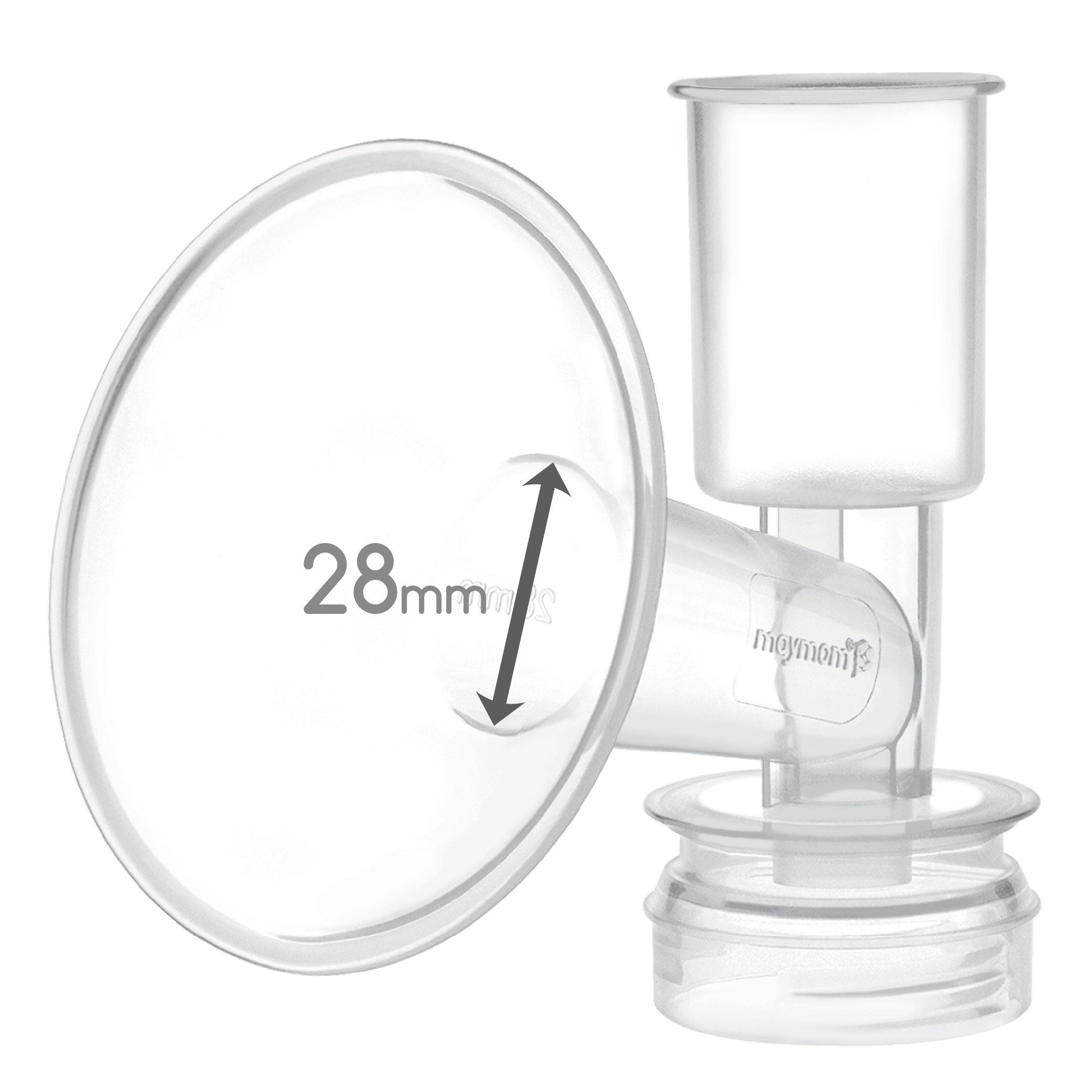 (image for) Maymom Breast Shield Flange Compatible with Ameda Breast Pumps (28 mm, Large, 1-Piece)
