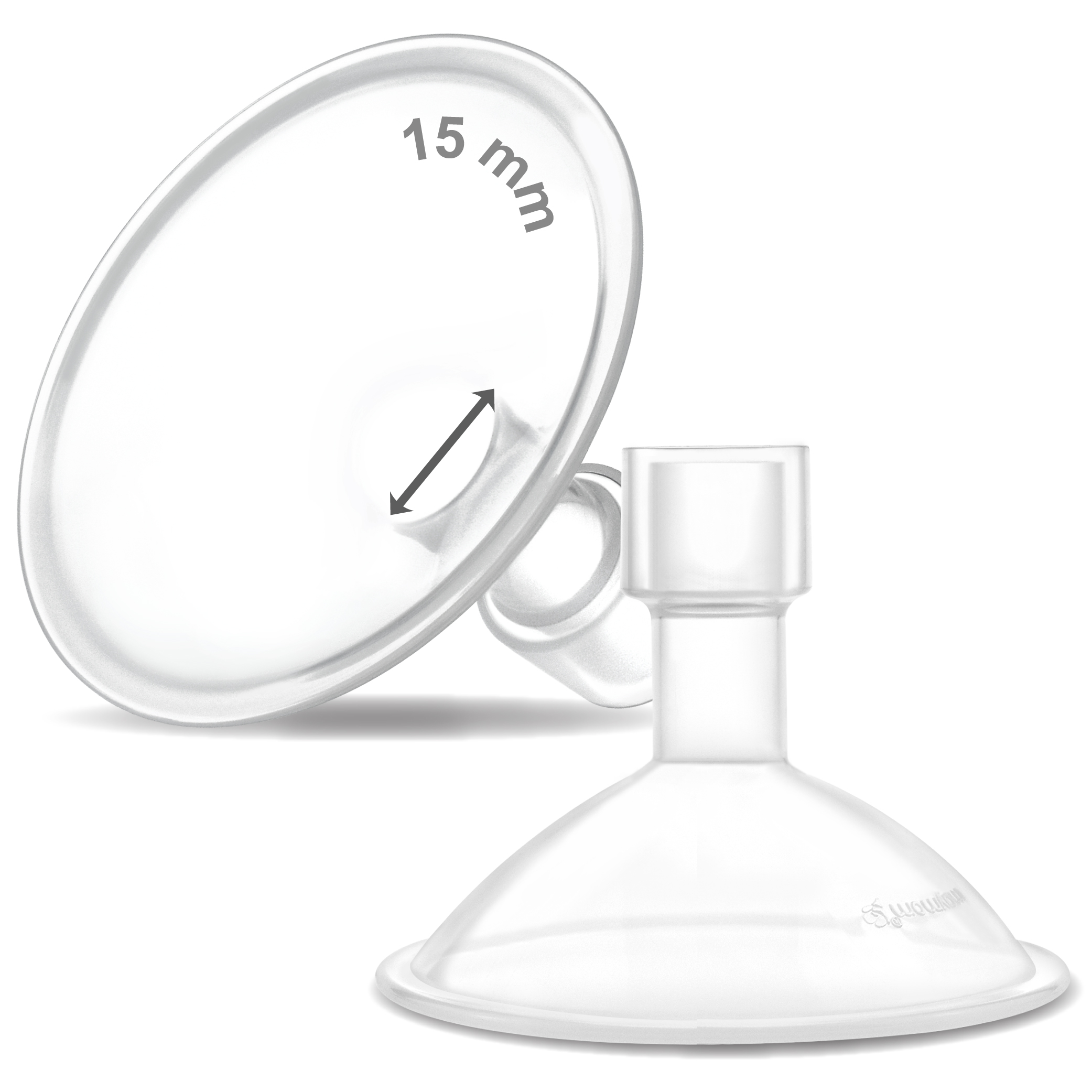 (image for) Maymom MyFit Crater Series 15 mm 2xTwo-Piece Design Small Breastshield for Medela Breast Pumps