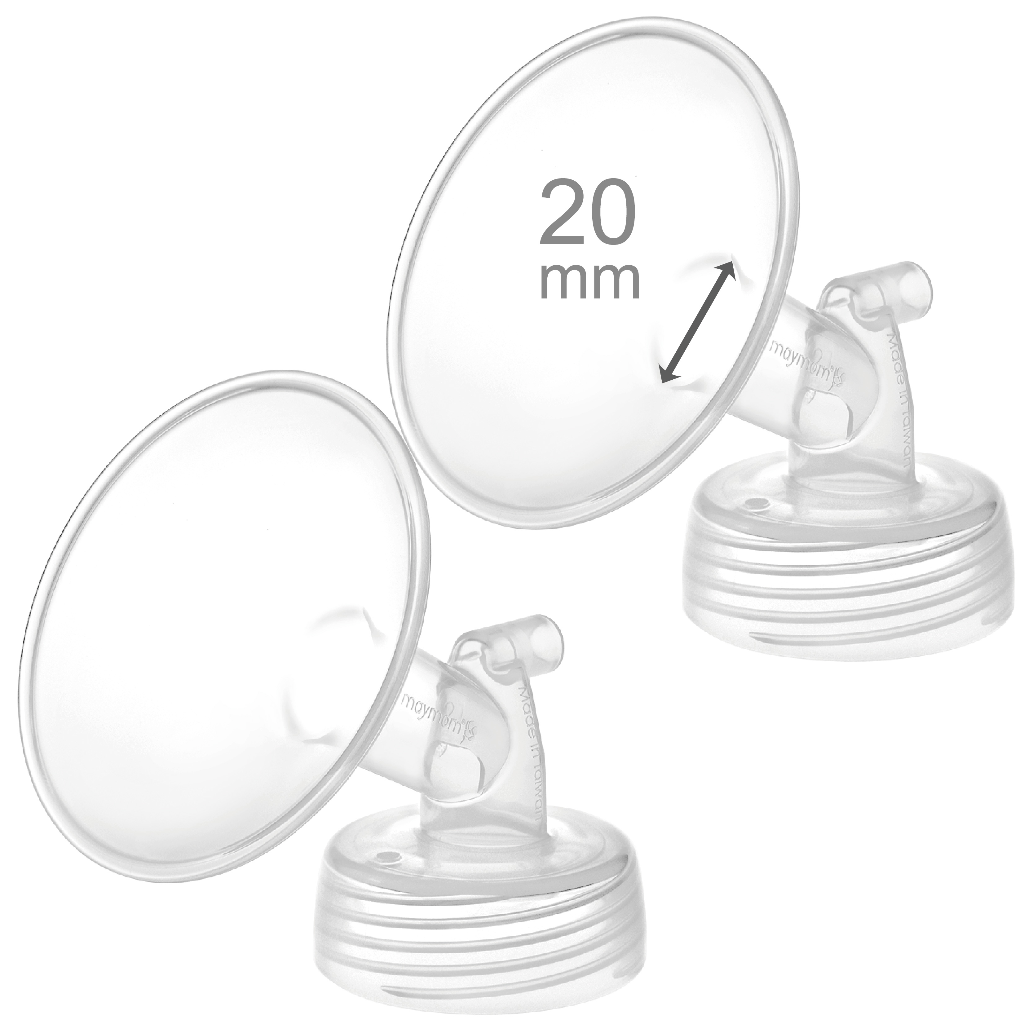 (image for) Maymom widemouth one-piece flange for spectra, 20 mm; 2 flange