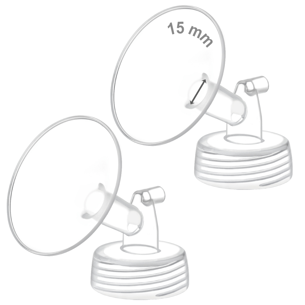 (image for) Maymom widemouth one-piece flange for spectra, 15mm; 2 flange