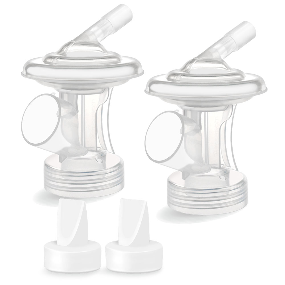 (image for) Maymom Connector Valve Compatible with Medela Pump in Style MaxFlow, Freestyle Flex, Swing Maxi, Sonata, Freestyle Breastpumps - Click Image to Close