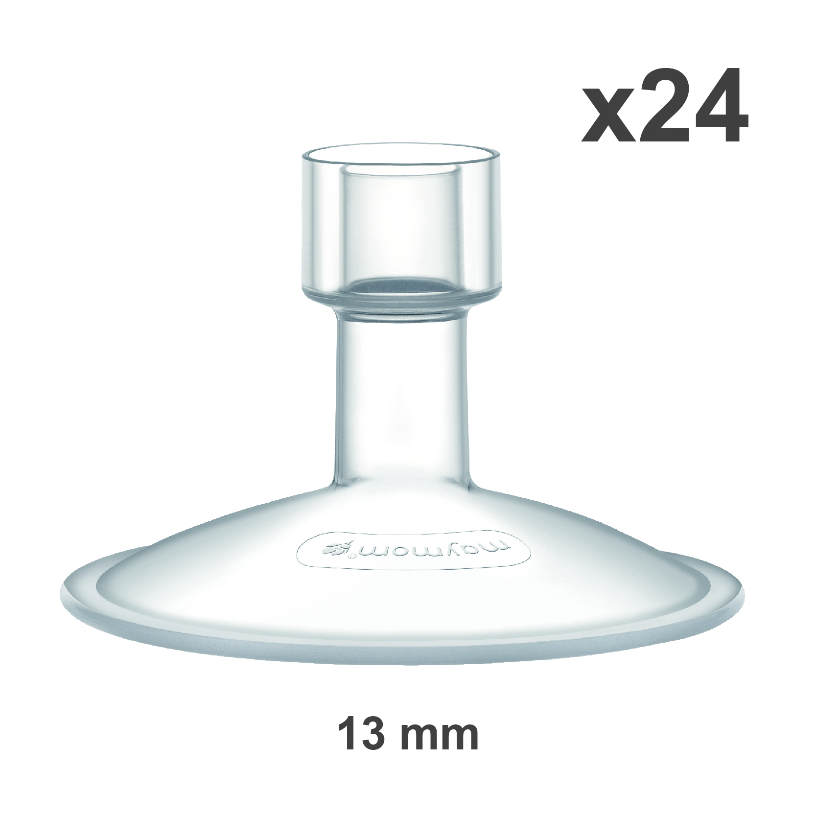 (image for) Maymom MyFit Sauer Series 13 mm Two-Piece Design Breastshield, loose items, 24pcs/case, for USA ONLY