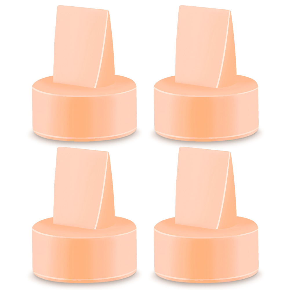 (image for) Maymom Duckbill Valves for Spectra. Designed for Spectra S1 Spectra S2 Spectra 9 Plus Spectra Dew 350 Not Original Spectra Pump Parts Spectra S2 Accessories Replace Spectra Valve (4 ct Orange