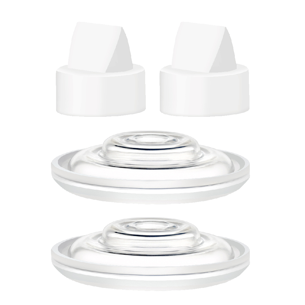 Parti Per Tiralatte Maymom – Compatibili Con Spectra S1, S2, 9 Plus | Kit Include 2 Flange (19 Mm), Valvole, Protezioni Riflusso E Tubi