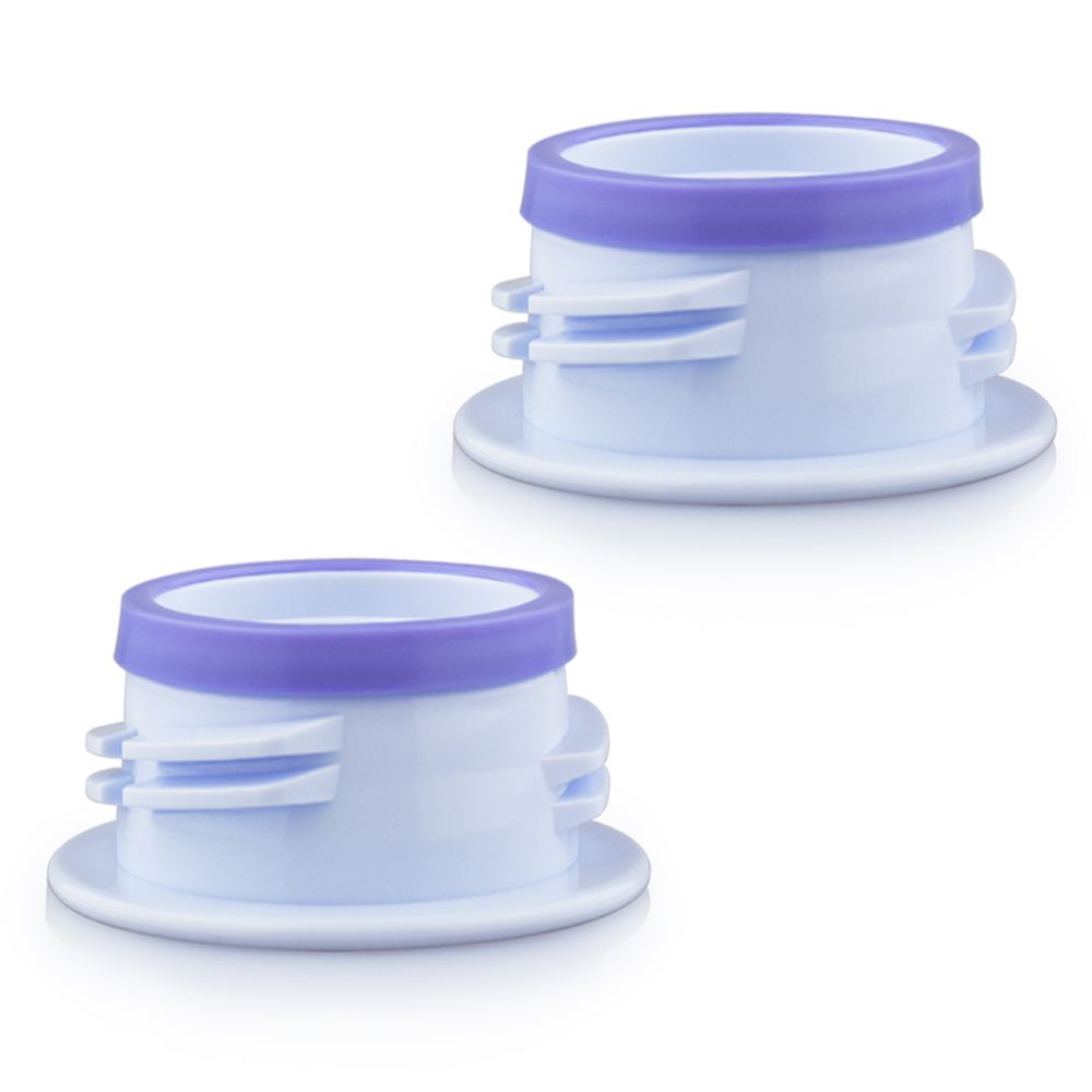 (image for) Maymom 3rd Gen Thread Changer or Bottle Converter; Allow Spectra S1 S2 Pump Wide Mouth Flange to Use Medela Bottle, Ameda Bottle