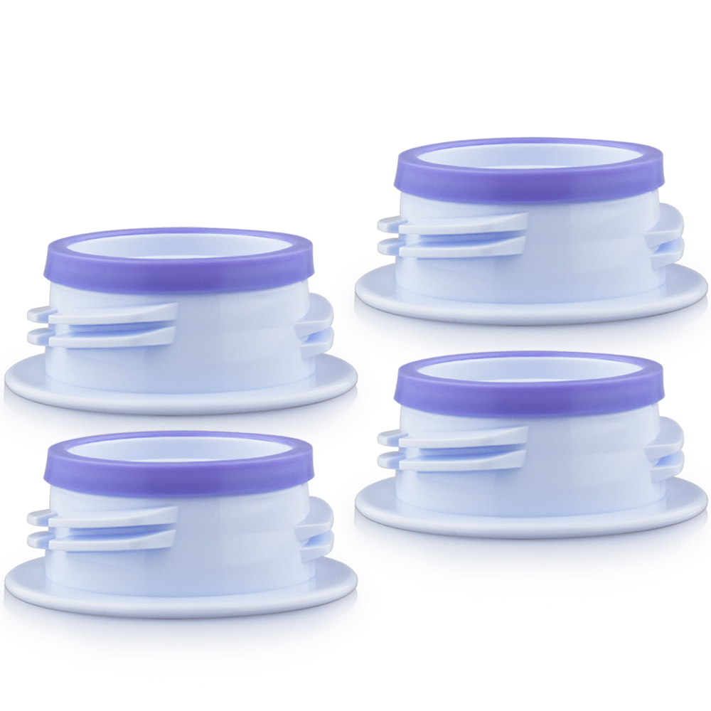 (image for) Maymom 3rd Gen Thread Changer or Bottle Converter; Allow Spectra S1 S2 Pump Wide Mouth Flange to Use Medela Bottle, Ameda Bottle
