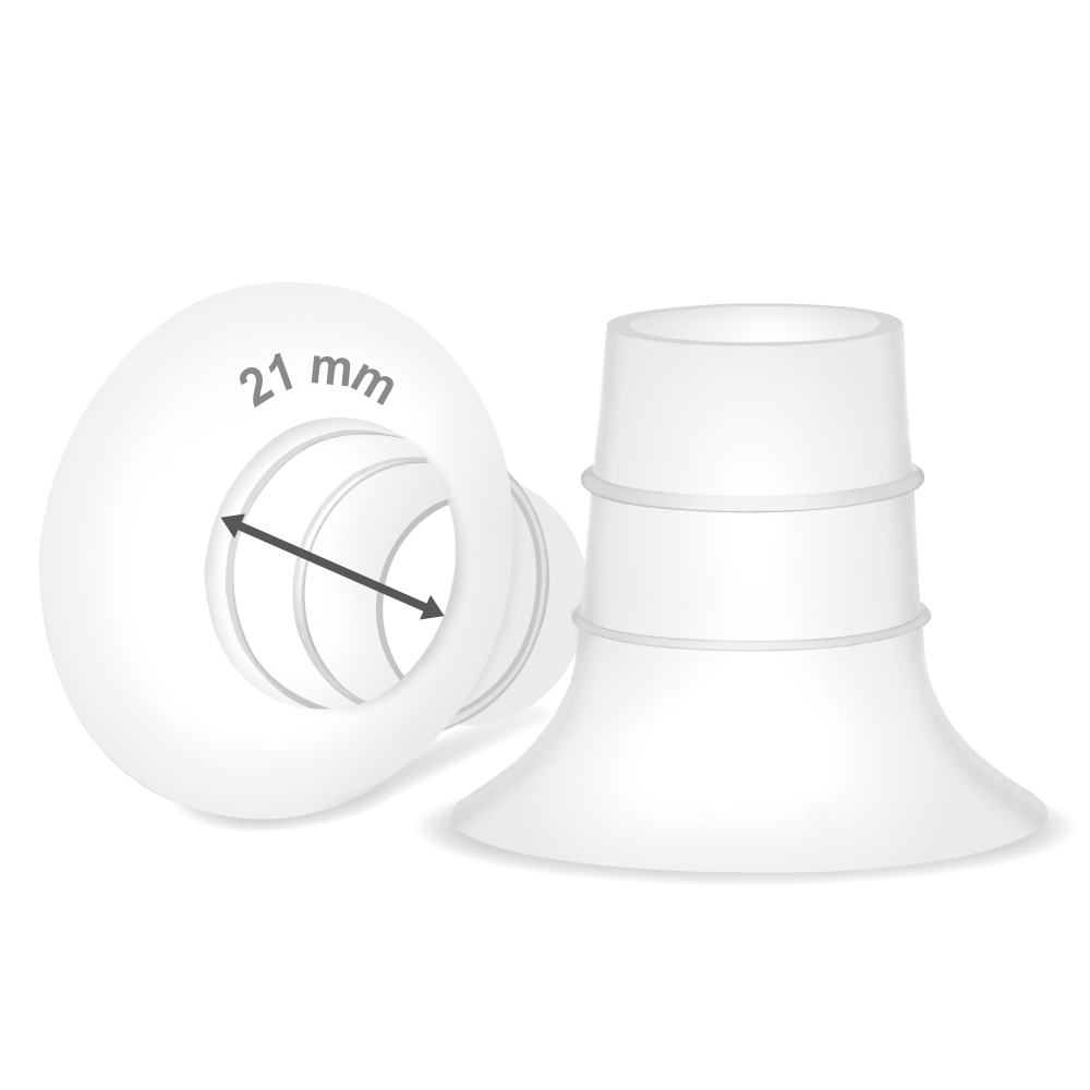(image for) Maymom 21mm Flange Insert Compatible with Elvie Single/Double Electric, Elvie Stride 24mm Wearable Cup